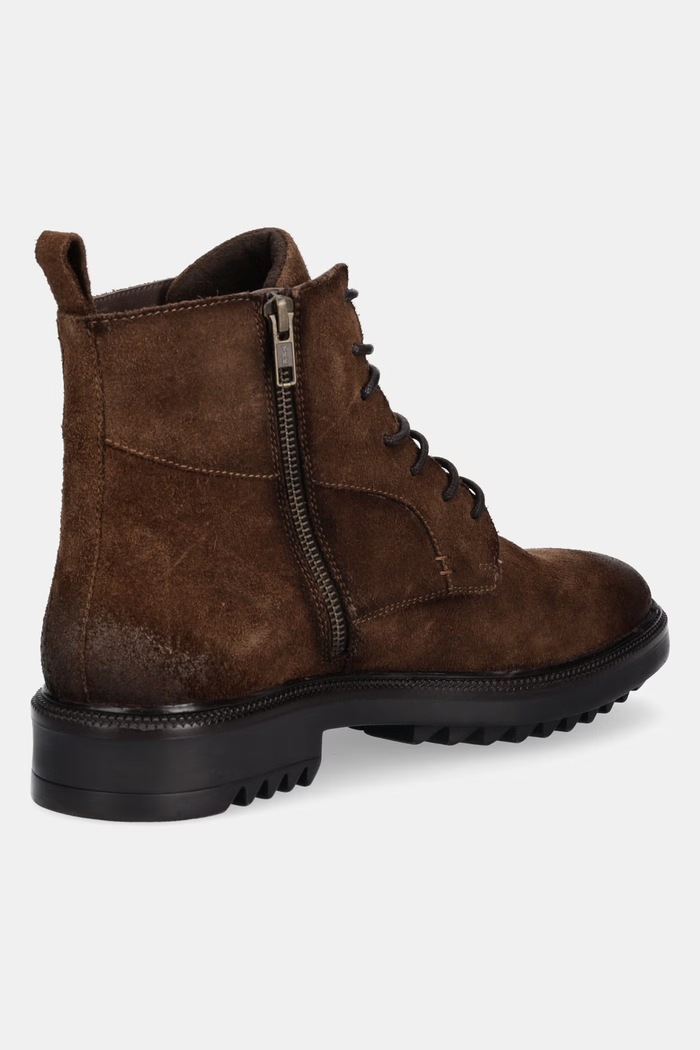 Buty męskie zamszowe Medicine RW26-OBM606 brązowy