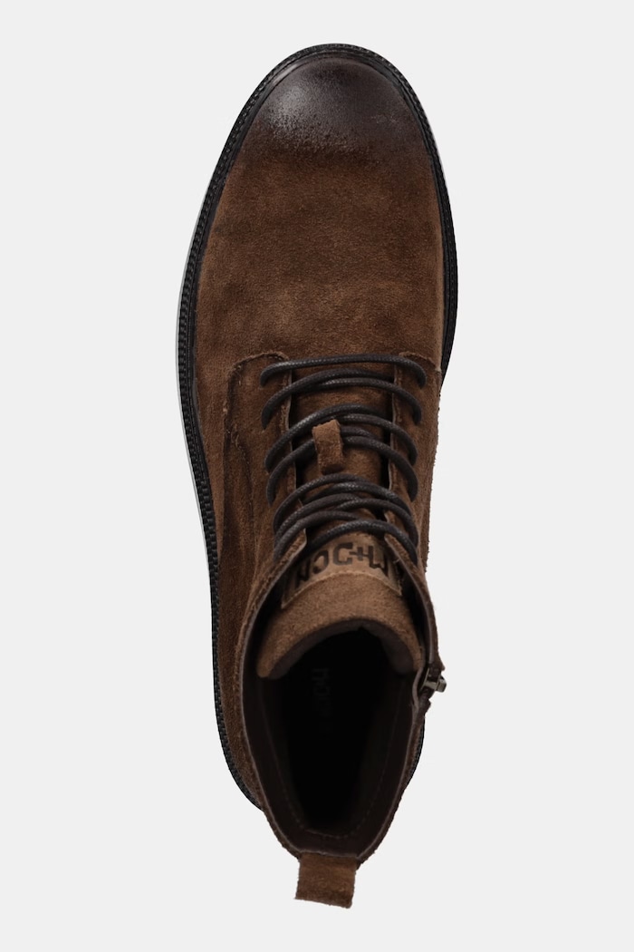 Buty męskie zamszowe Medicine brązowy RW26-OBM606