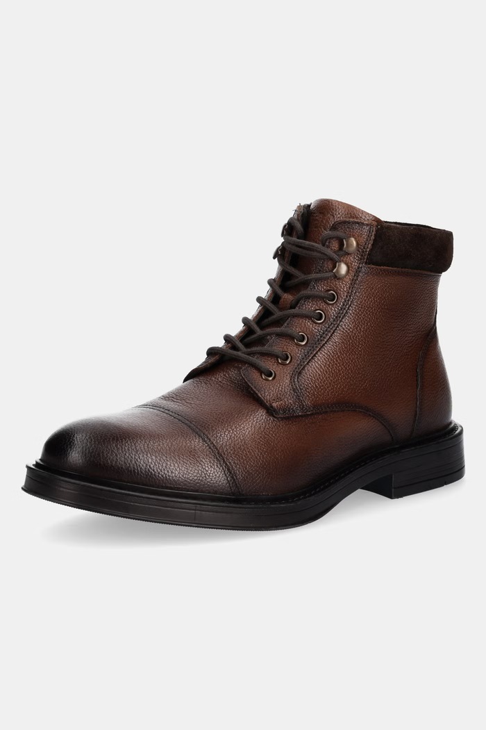 Obuwie Medicine Buty męskie skórzane RW26-OBM607 brązowy