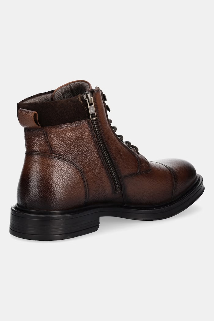Buty męskie skórzane Medicine RW26-OBM607 brązowy