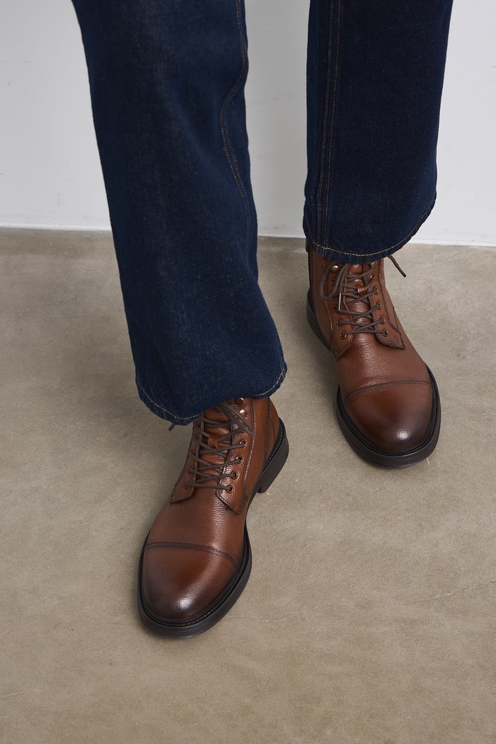 Medicine Buty męskie skórzane RW26-OBM607