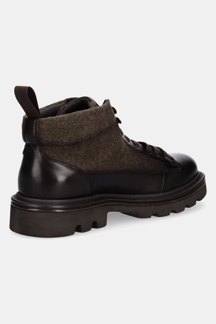 Buty męskie skórzane Medicine RW26-OBM700 brązowy