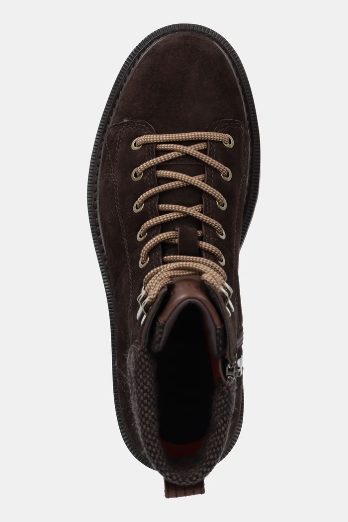 Buty męskie zamszowe Medicine brązowy RW26-OBM702
