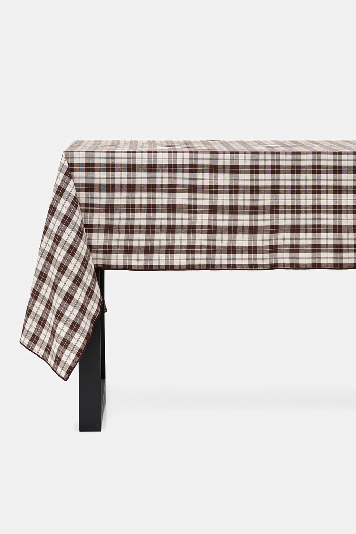 Obrus bawełniany 150 x 250 cm brązowy RW26-ORU405