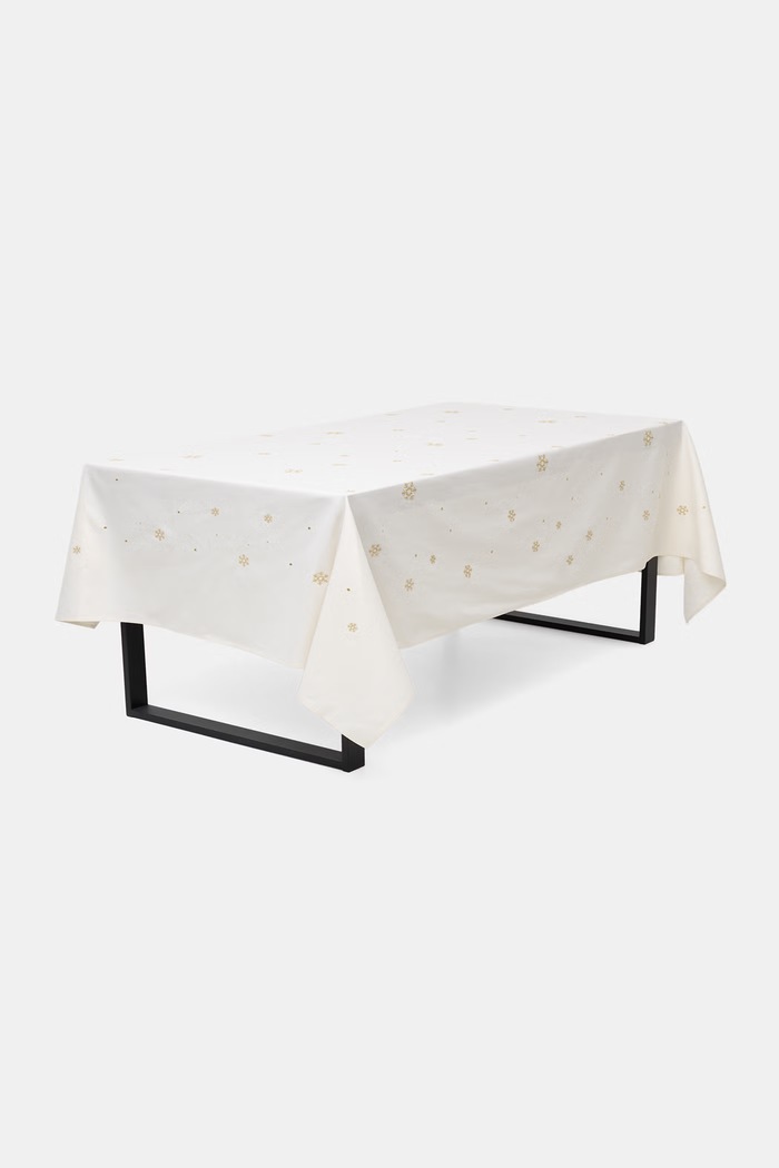 Vianočný obrus bavlnený 150 x 250 cm RW26-ORU813 béžová