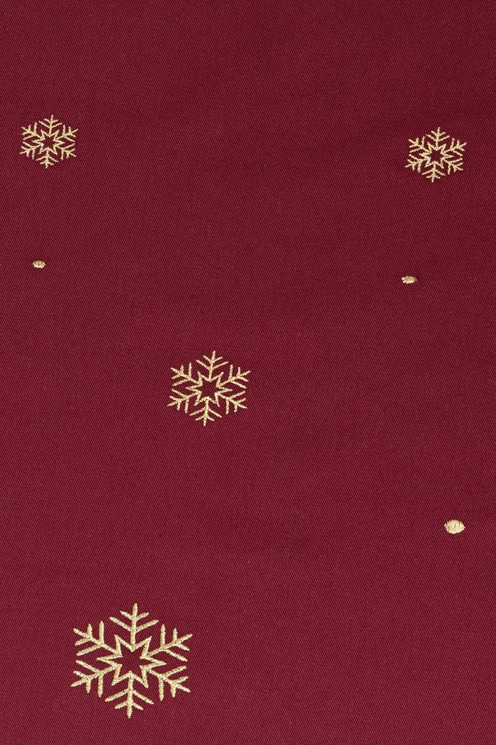 Vianočný obrus bavlnený 150 x 250 cm RW26-ORU813 burgundské RW26