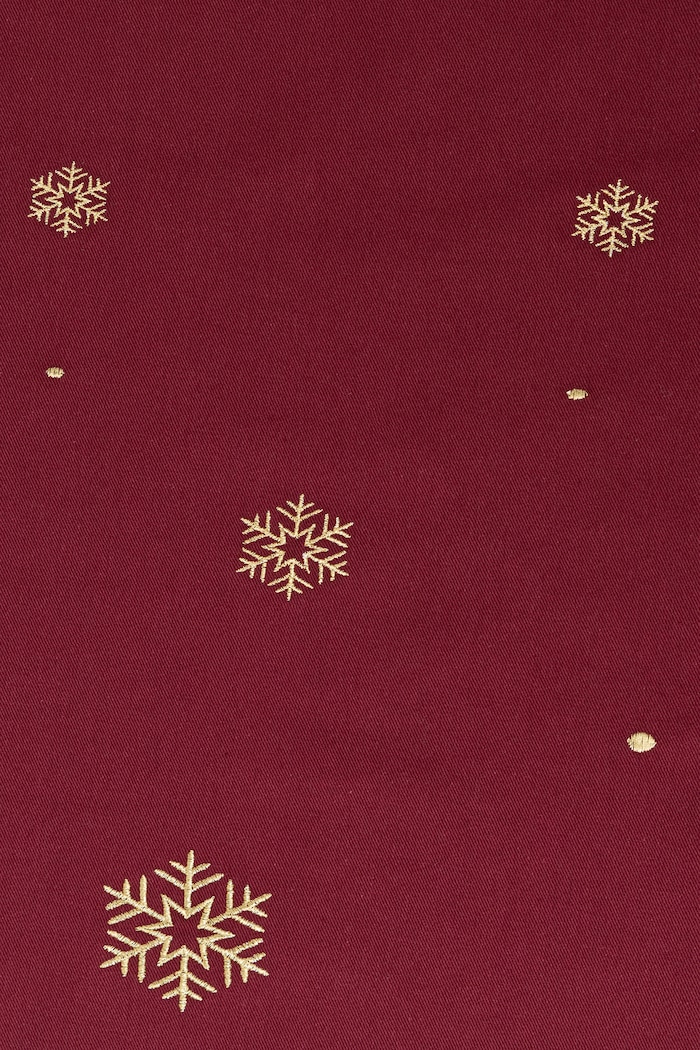 Vianočný obrus bavlnený 150 x 250 cm RW26-ORU813 burgundské RW26