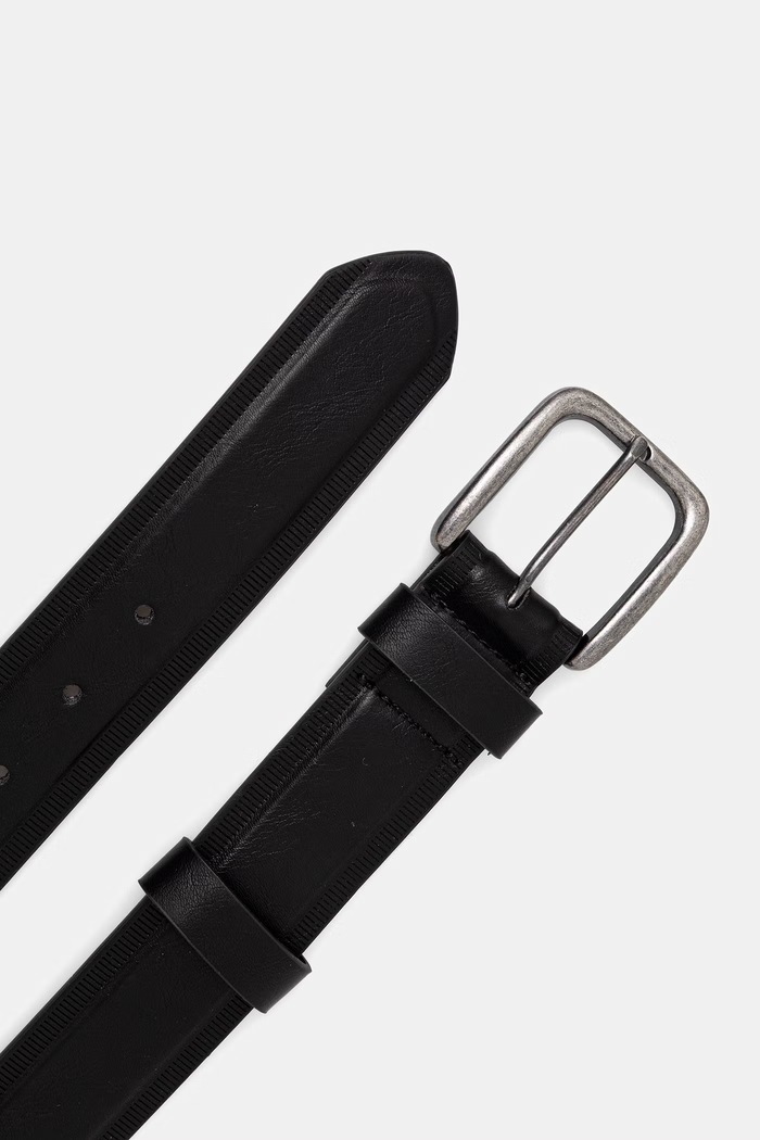 Pasek męski z imitacji skóry RW26-PAM301 czarny RW26