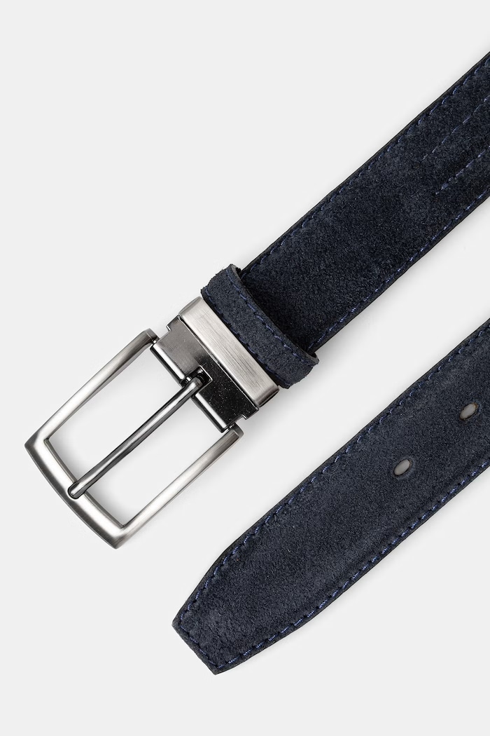 Pasek męski zamszowy RW26-PAM307 granatowy RW26