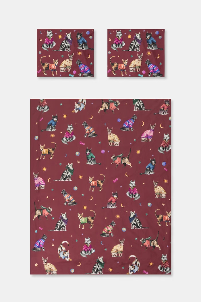 Medicine Komplet pościeli z bawełny perkalowej RW26-PCU808 multicolor RW26