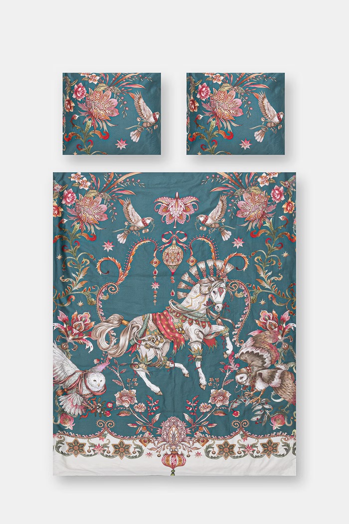 Medicine Komplet pościeli z bawełny satynowej RW26-PCUA00 multicolor RW26
