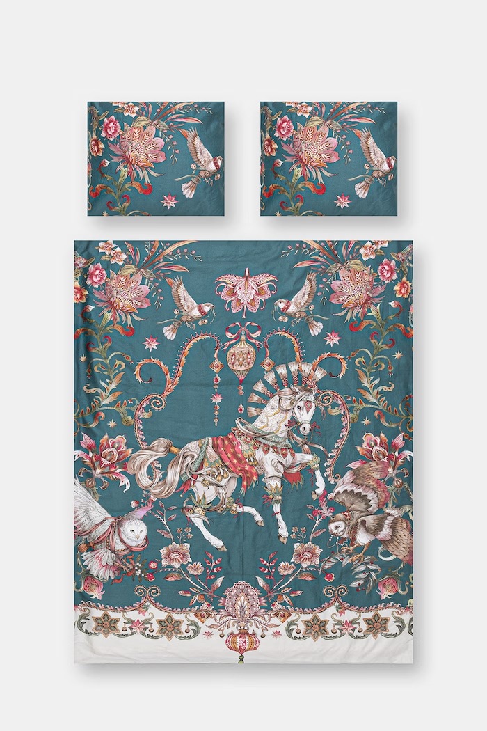 Medicine Komplet pościeli z bawełny satynowej RW26-PCUA00 multicolor RW26
