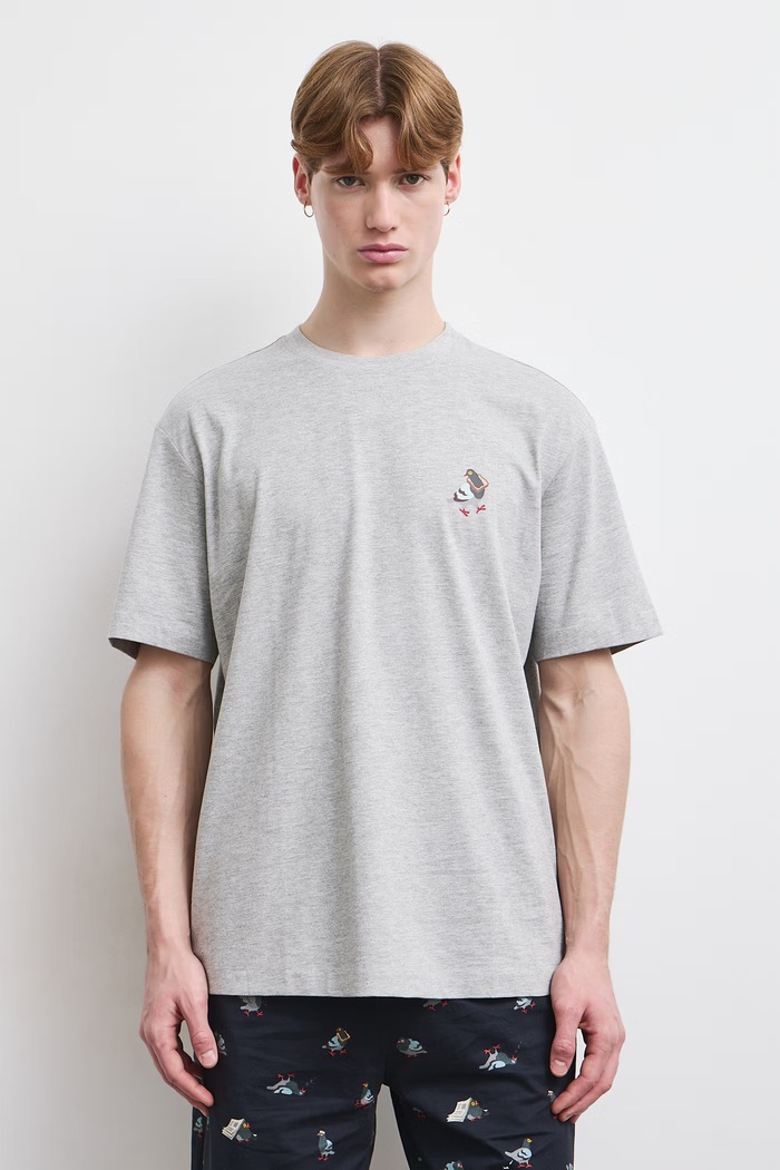 Piżama męska z motywem zwierzęcym RW26-PJM801 multicolor