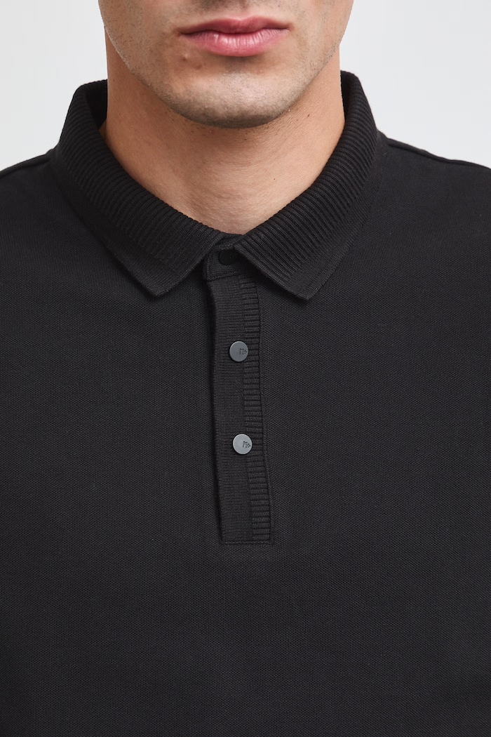 Medicine polo męskie bawełniane z elastanem RW26-POM022 czarny