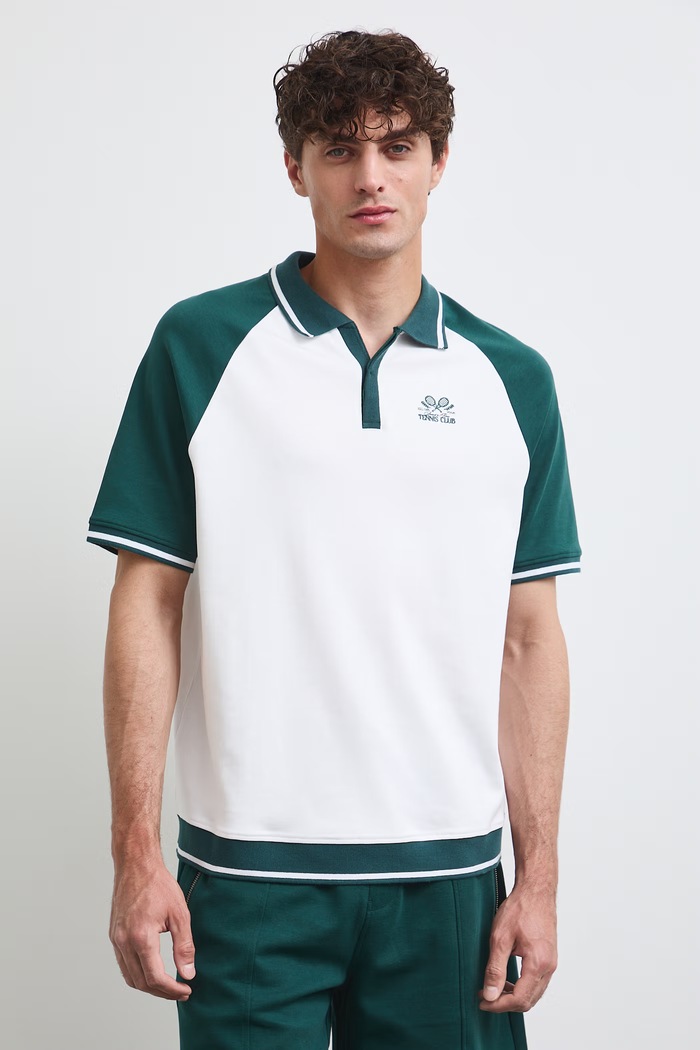 Medicine polo męskie bawełniane RW26-POM101 biały RW26