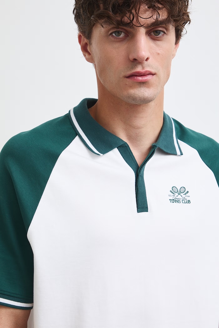 Medicine polo męskie bawełniane biały RW26-POM101