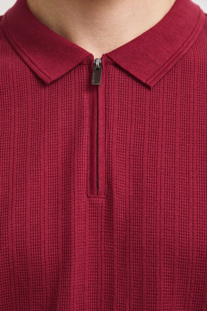 Medicine polo męskie z bawełną RW26-POM305 bordowy