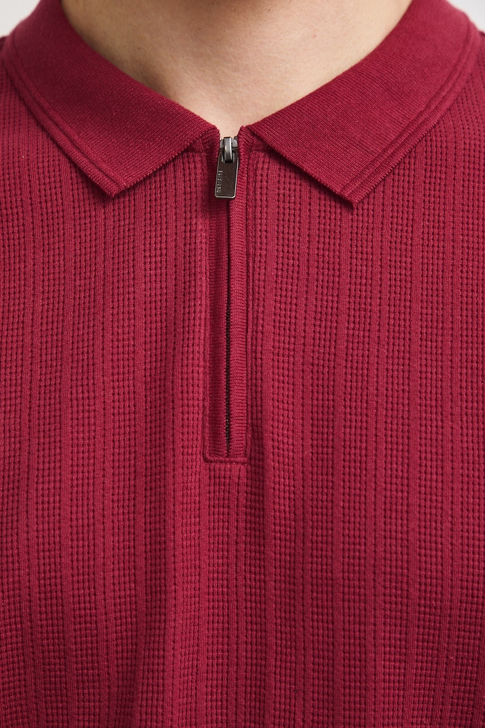 Medicine polo męskie z bawełną RW26-POM305 bordowy