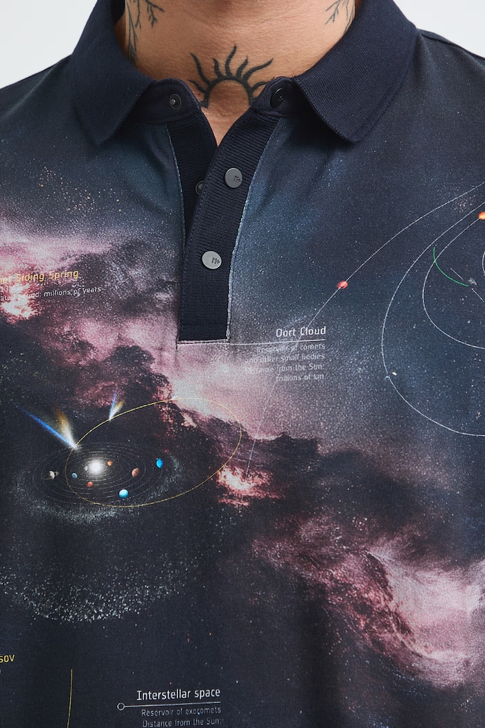 Polo tričko pánske z kolekcie European Space Agency x Medicine RW26-POM450