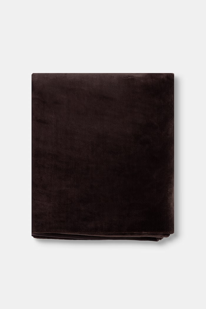 Narzuta z materiału tekstylnego 220 x 240 cm RW26-POU400 brązowy RW26
