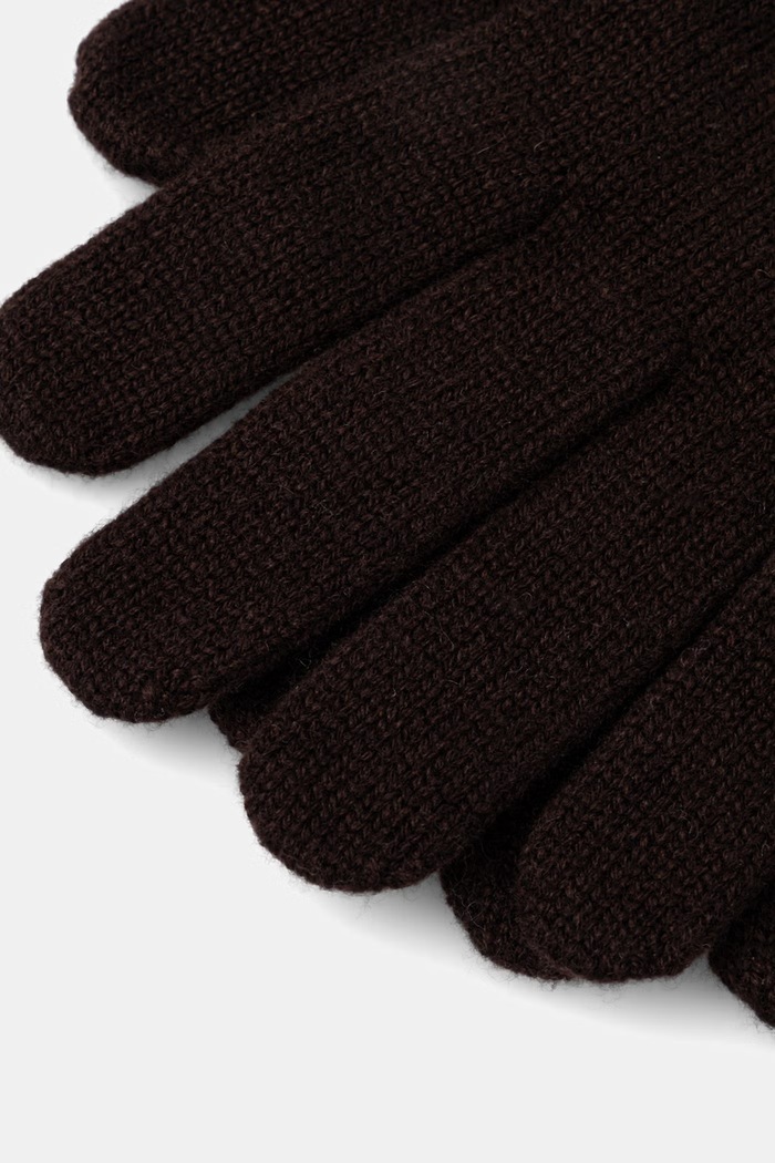 Akcesoria Medicine Rękawiczki męskie z wełny merino RW26-REM700 brązowy