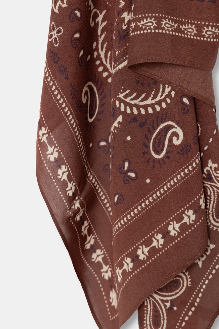 Akcesoria Bandana damska z wiskozy RW26-SAD301 brązowy
