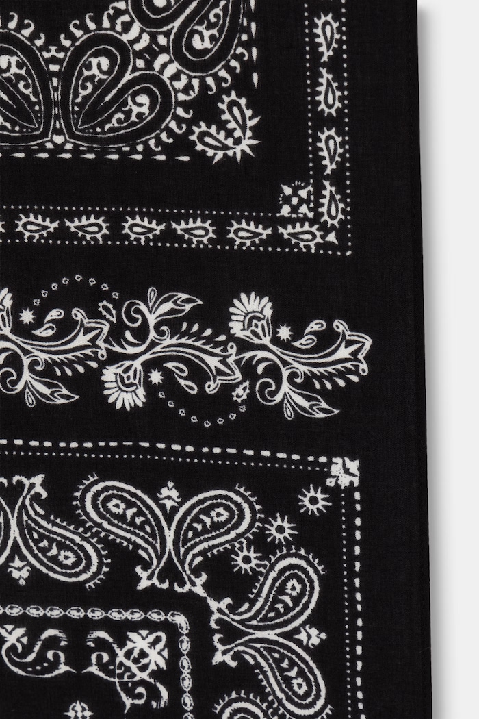 Bandana dámska z viskózy RW26-SAD301 čierna RW26