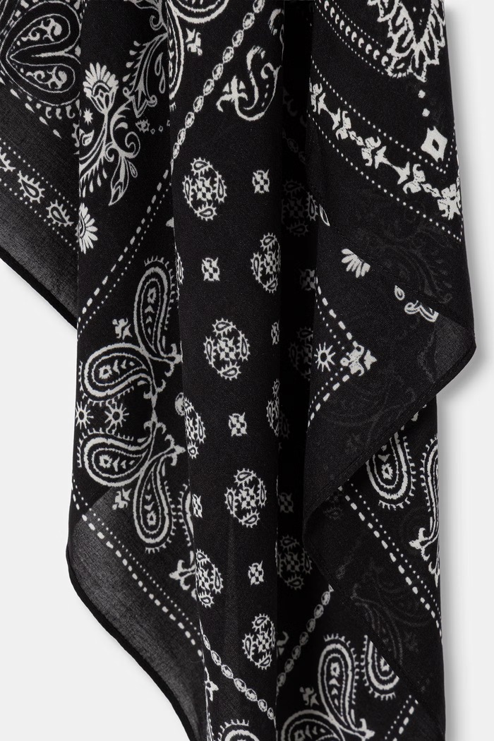 Doplnky Bandana dámska z viskózy RW26-SAD301 čierna