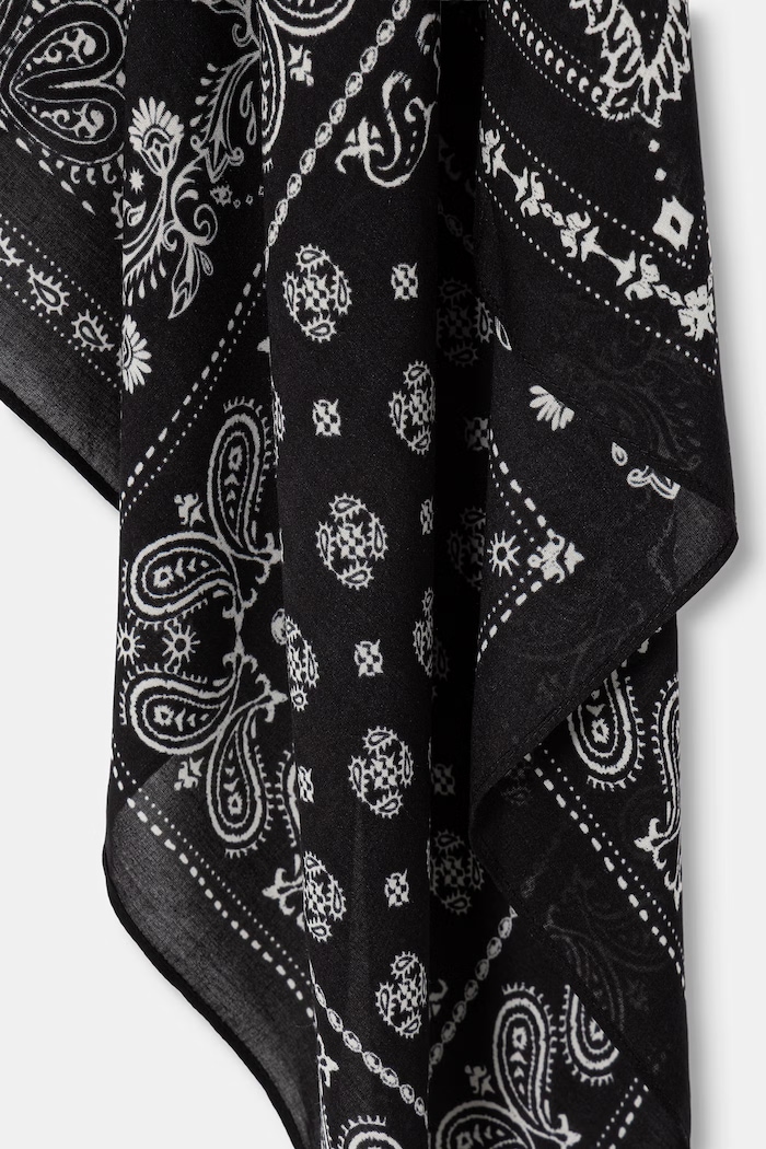 Doplnky Bandana dámska z viskózy RW26-SAD301 čierna