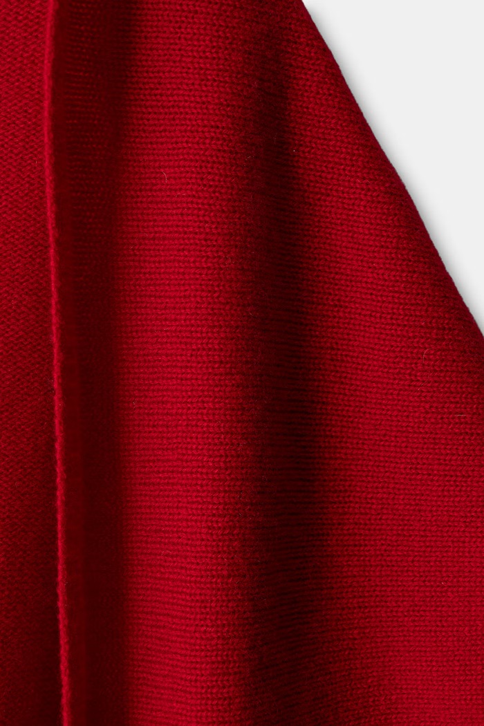 Medicine Szalik damski z wełny merino RW26-SAD821 czerwony RW26