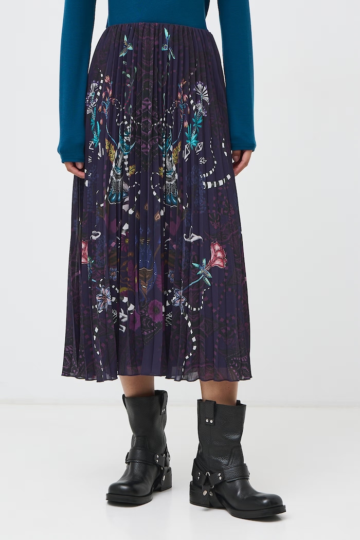 Medicine Spódnica plisowana RW26-SDD853 multicolor RW26