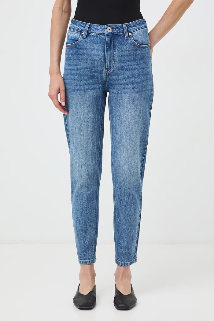 Medicine jeansy mom fit damskie RW26-SJD030 niebieski RW26