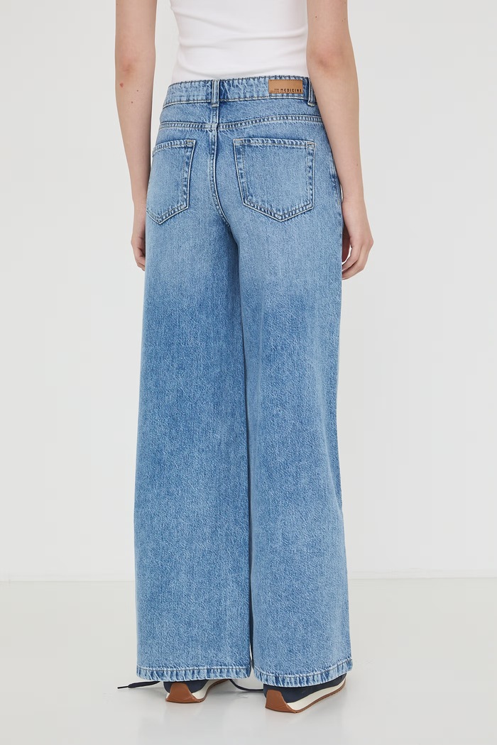 Odzież Medicine jeansy wide leg damskie RW26-SJD101 niebieski
