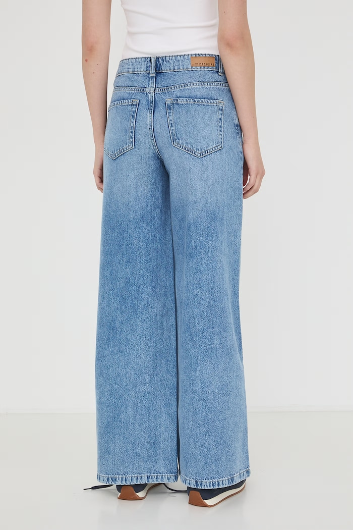 Odzież Medicine jeansy wide leg damskie RW26-SJD101 niebieski