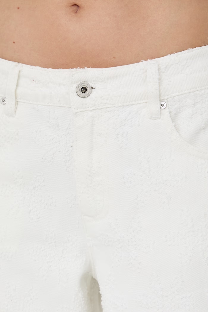 Medicine jeansy wide leg damskie biały RW26-SJD107