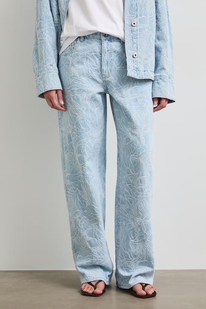 Medicine jeansy wide leg damskie niebieski RW26-SJD108