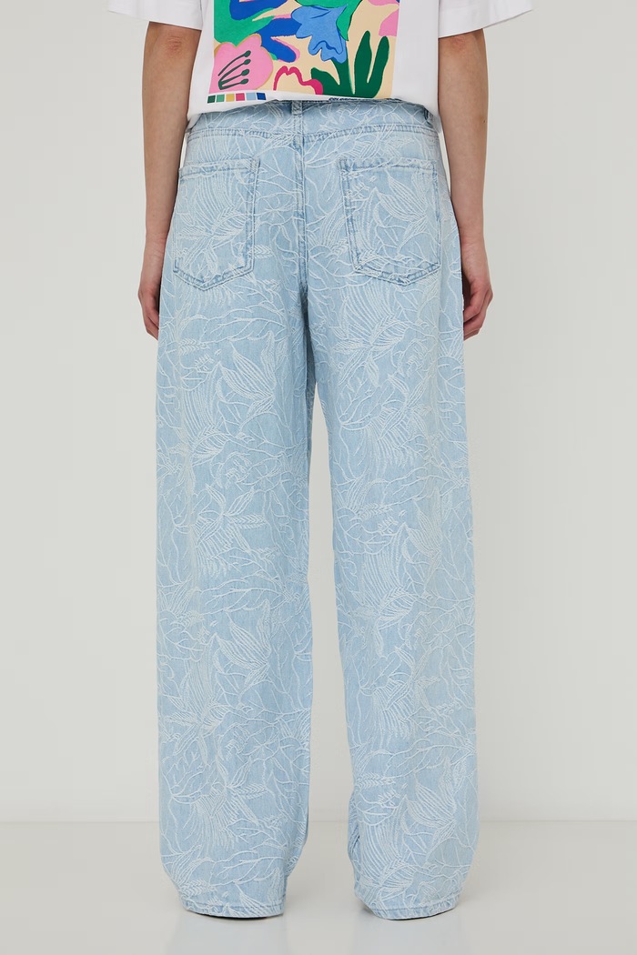 Odzież Medicine jeansy wide leg damskie RW26-SJD108 niebieski