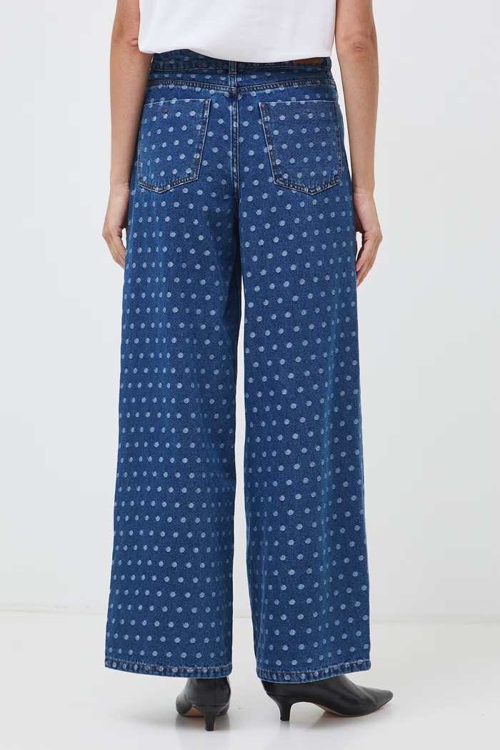 Odzież Medicine jeansy wide leg damskie RW26-SJD400 niebieski