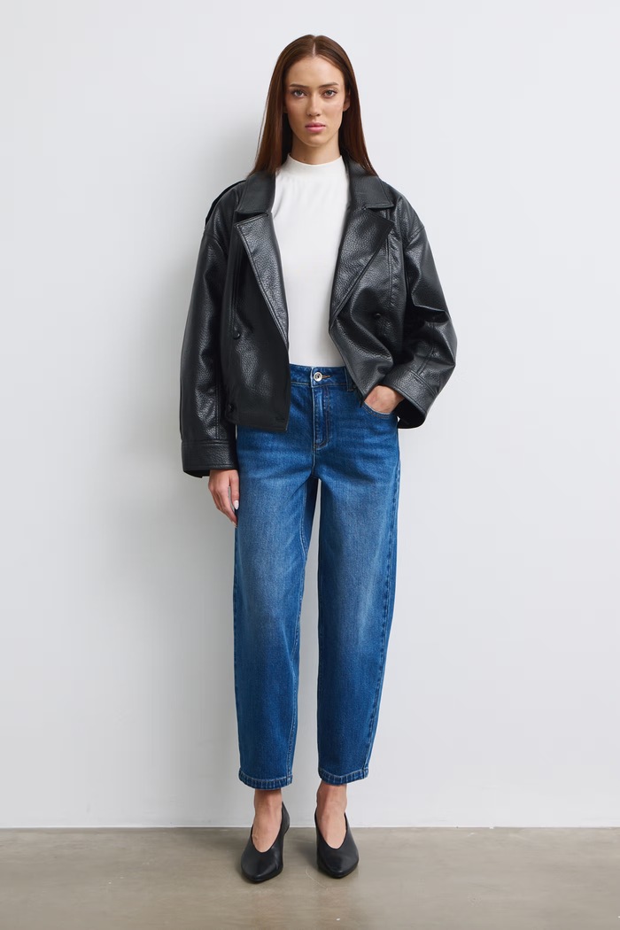 Medicine Jeansy slouchy damskie niebieski RW26-SJD410
