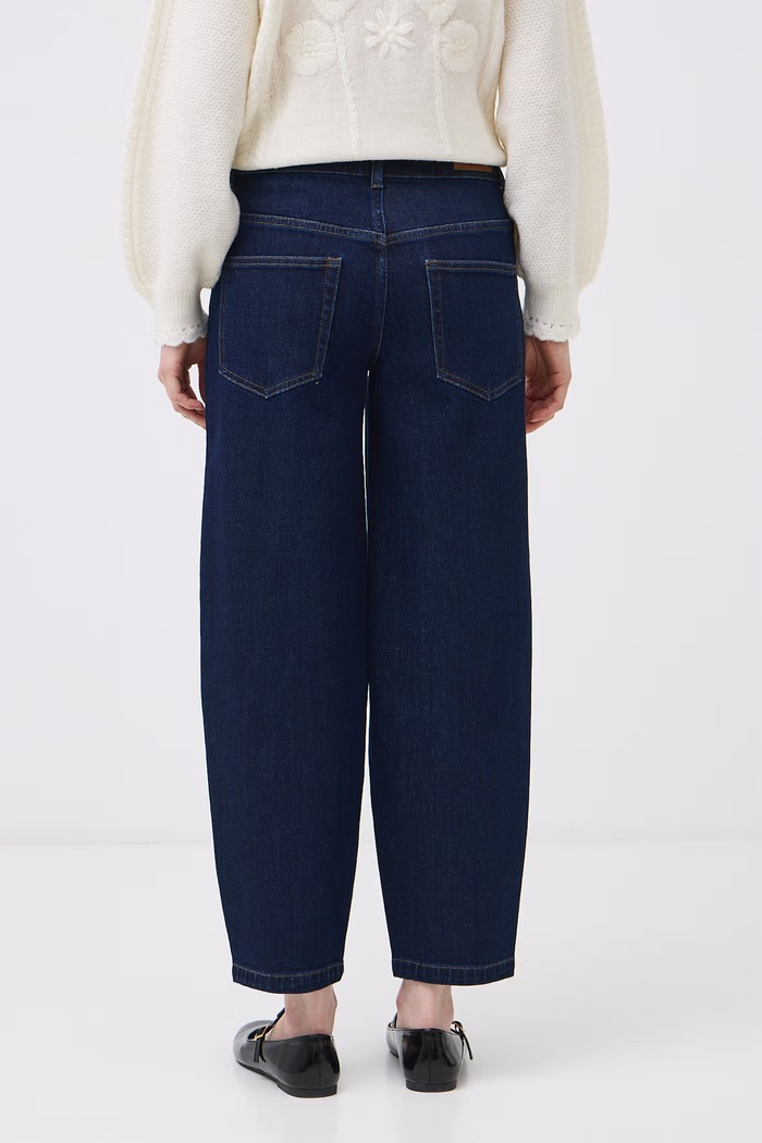 Odzież Medicine Jeansy slouchy damskie RW26-SJD410 granatowy