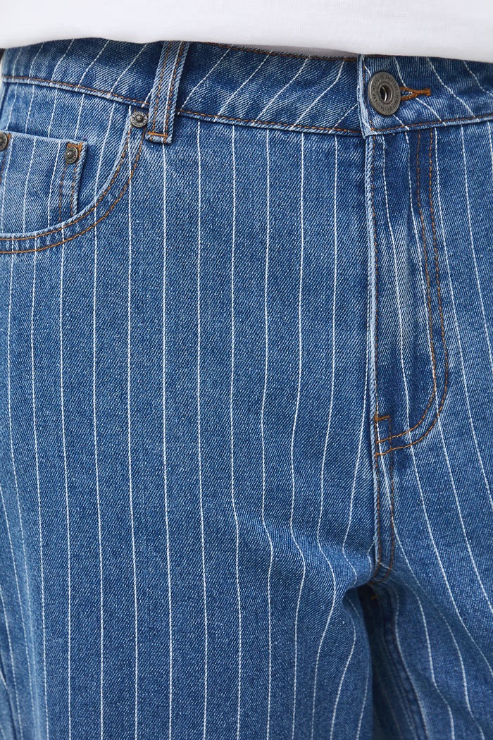 Jeansy wide leg damskie Medicine RW26-SJD412 granatowy