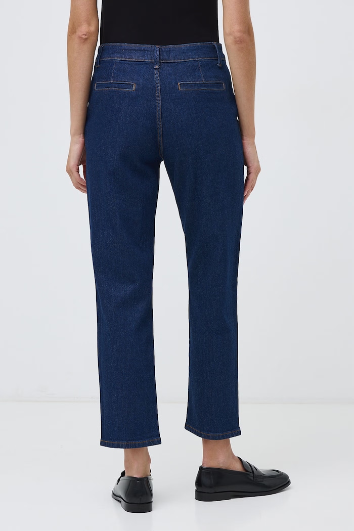 Odzież Medicine Jeansy chino damskie RW26-SJD509 granatowy