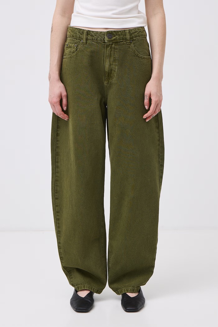 Medicine Jeansy slouchy damskie RW26-SJD510 zielony RW26