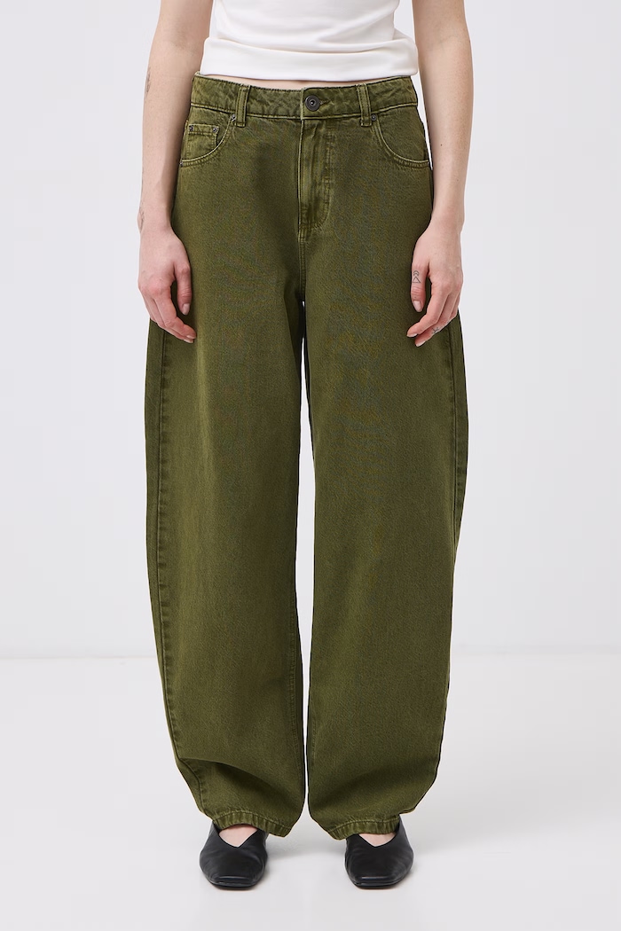 Medicine Jeansy slouchy damskie RW26-SJD510 zielony RW26