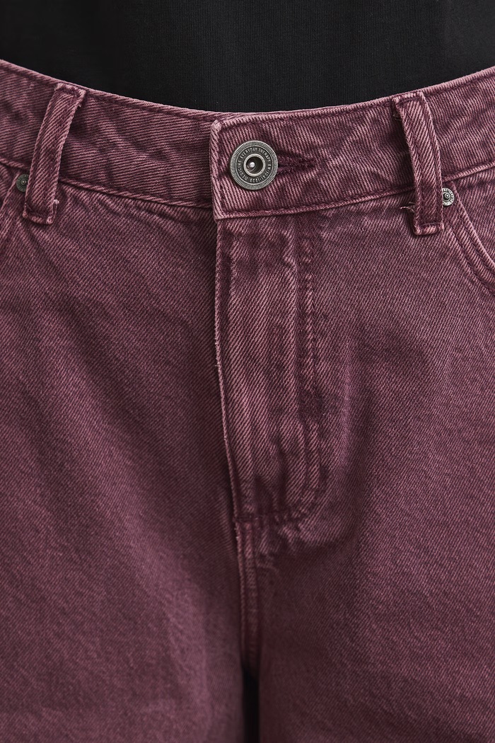 Jeansy slouchy damskie Medicine bordowy RW26-SJD510