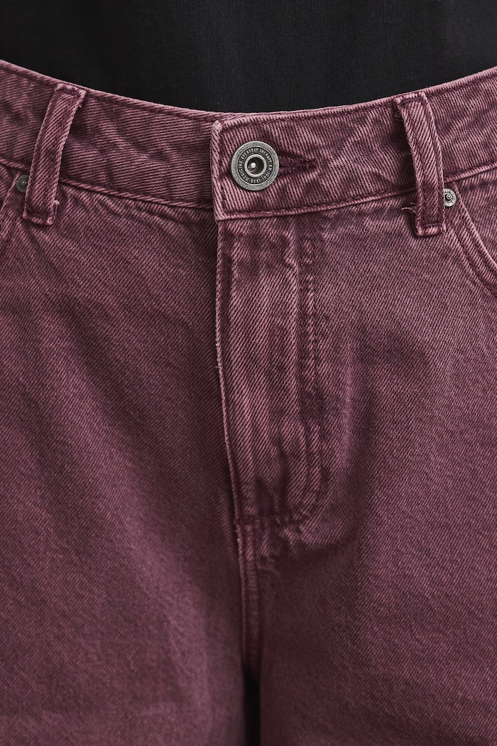 Jeansy slouchy damskie Medicine bordowy RW26-SJD510