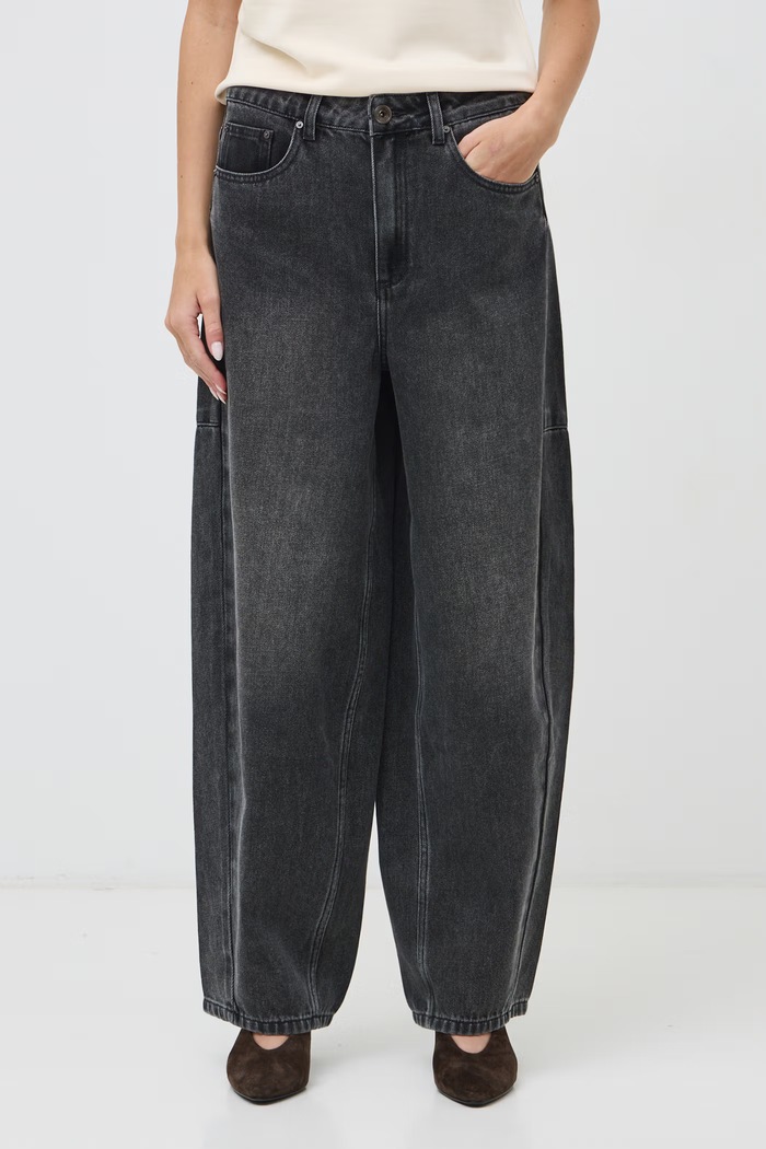 Medicine Jeansy slouchy damskie RW26-SJD512 szary RW26