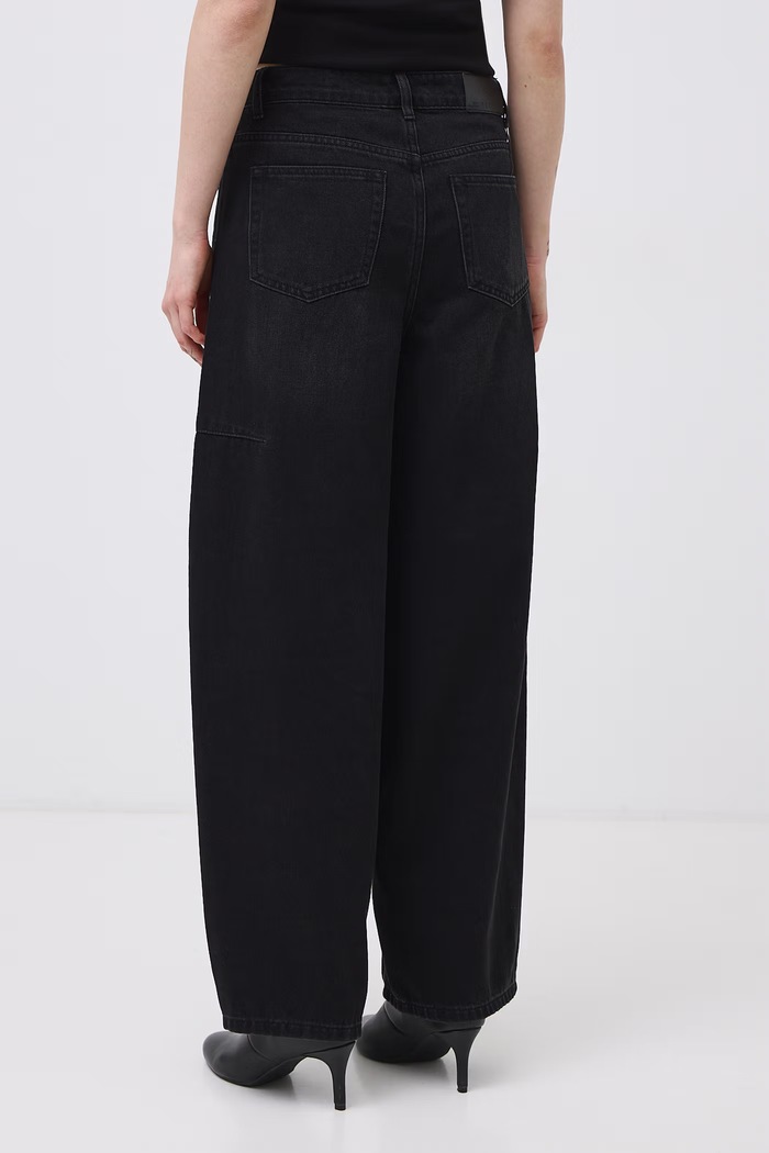 Odzież Medicine Jeansy slouchy damskie RW26-SJD512 czarny