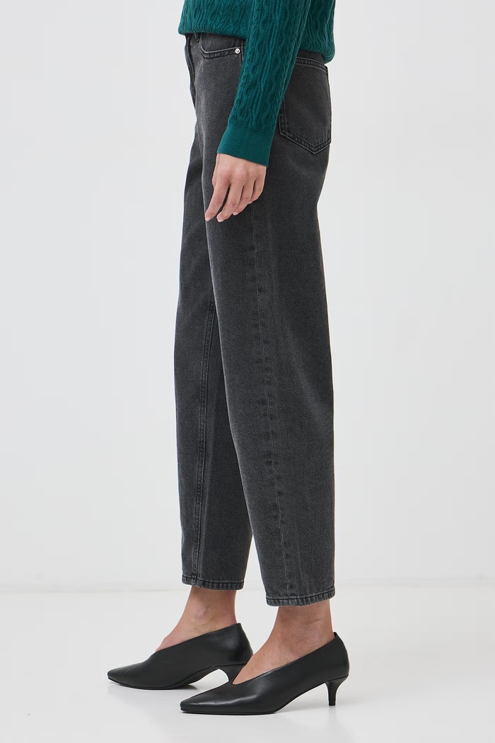Odzież Jeansy mom fit damskie RW26-SJD514 czarny