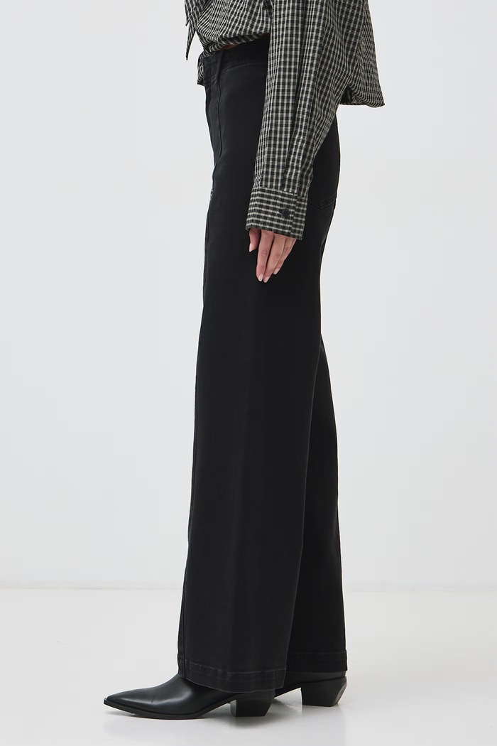 Odzież Medicine Jeansy wide leg damskie RW26-SJD601 czarny